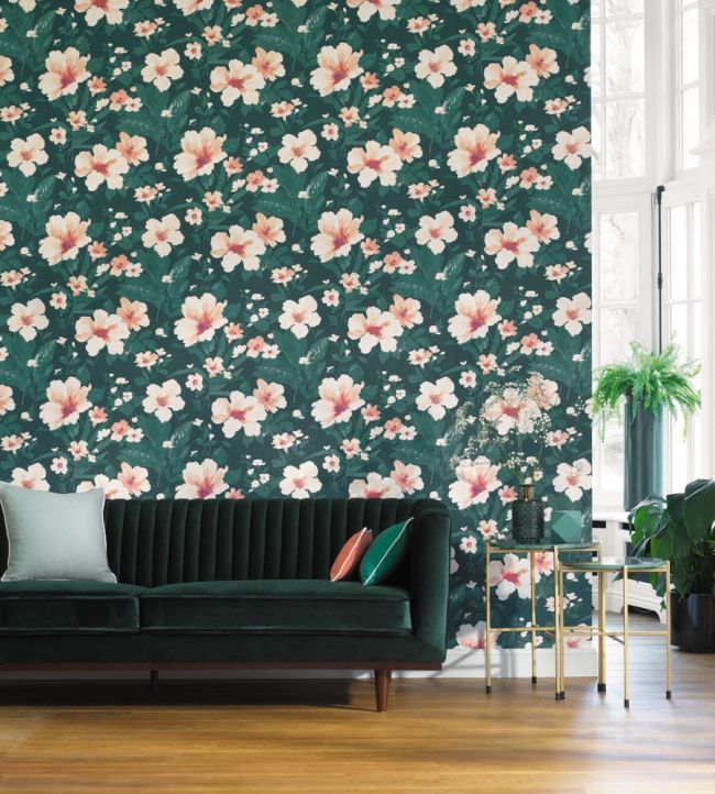 Luxembourg Room Wallpaper - Green