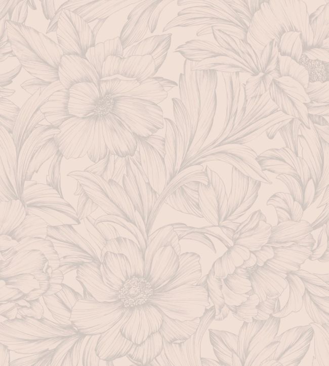 Monceau Wallpaper - Pink 