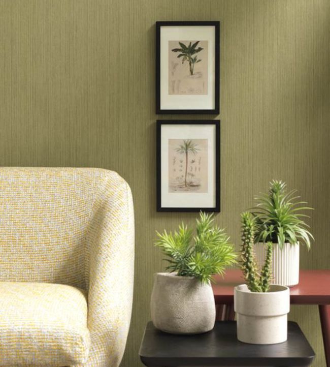 Folia Room Wallpaper - Green