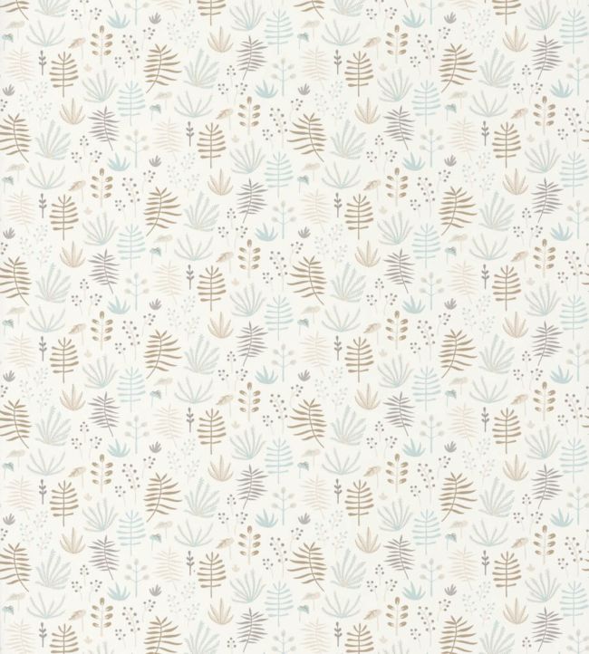 All Over Jungle Wallpaper - Blue