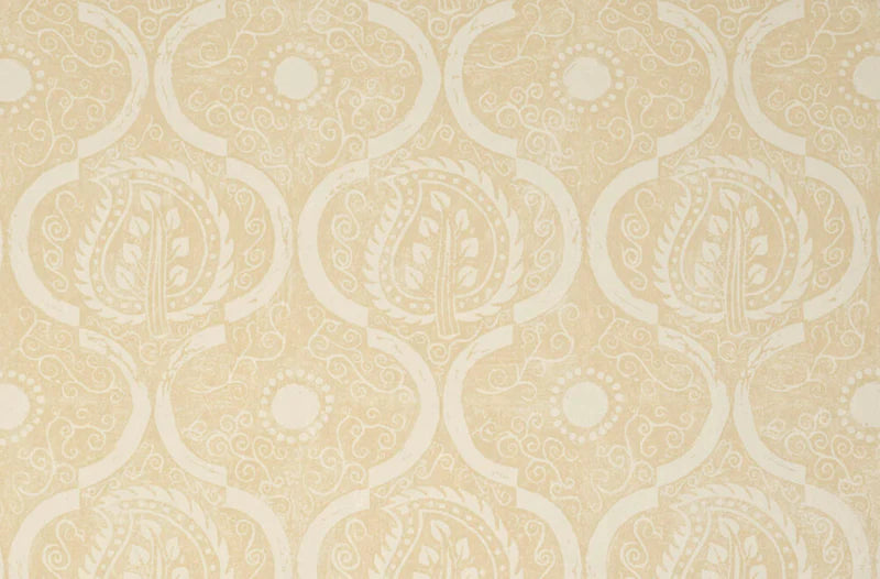 PERSIAN LEAF Yellow Wallpaper