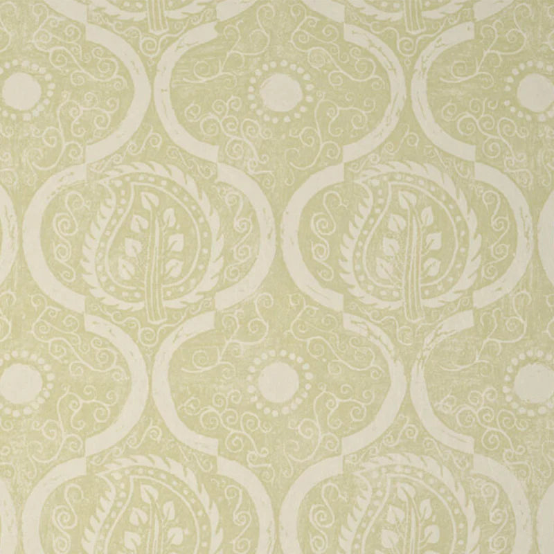 PERSIAN LEAF Lime Wallpaper