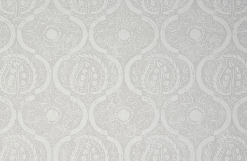 PERSIAN LEAF Grey Wallpaper