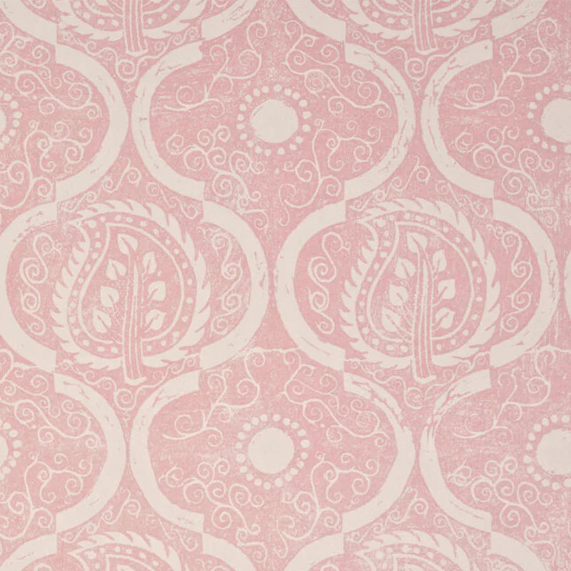 PERSIAN LEAF Pink Wallpaper