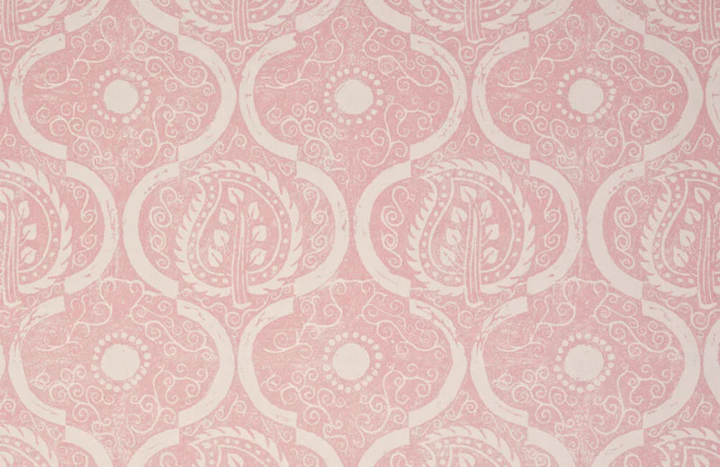 PERSIAN LEAF Pink Wallpaper