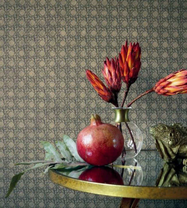 Paja Room Wallpaper - Gray