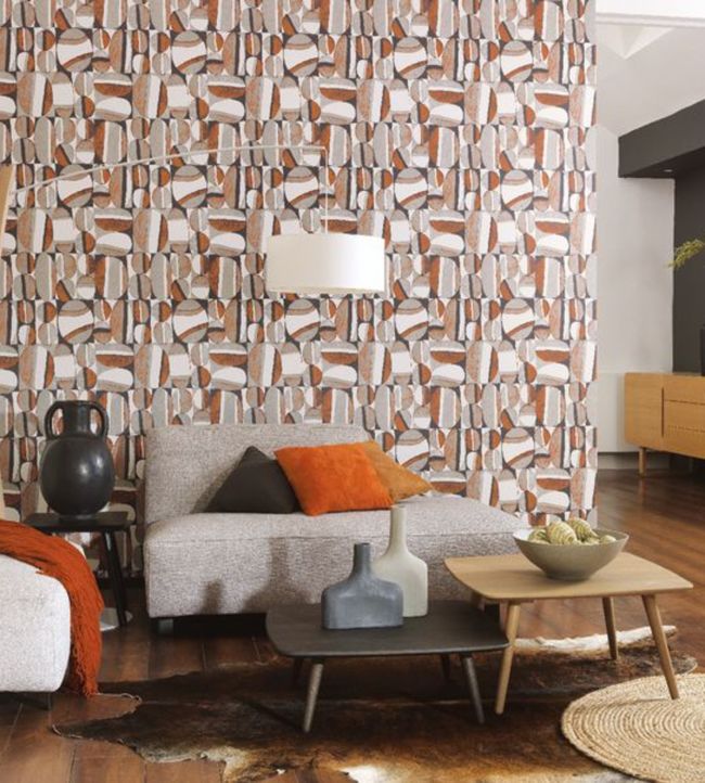 Anangu Room Wallpaper 2 - Brown