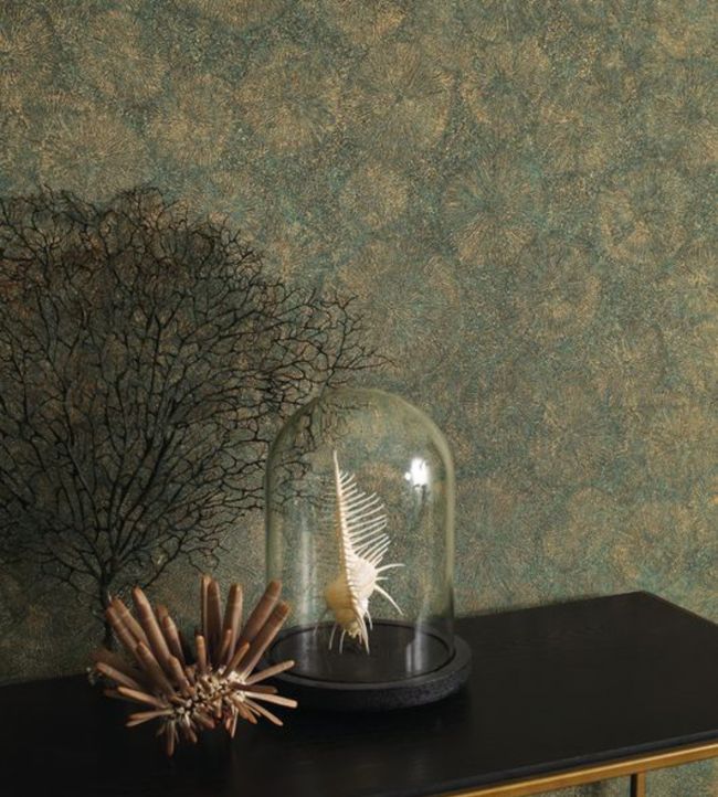 Fossilium Room Wallpaper 2 - Green