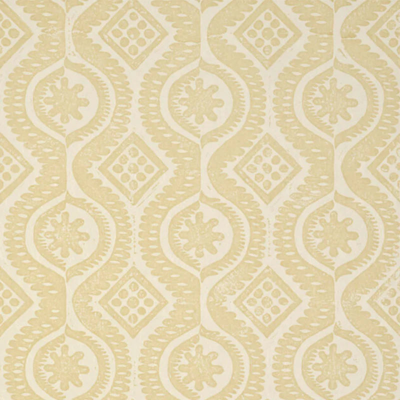 DAMASK Yellow Wallpaper