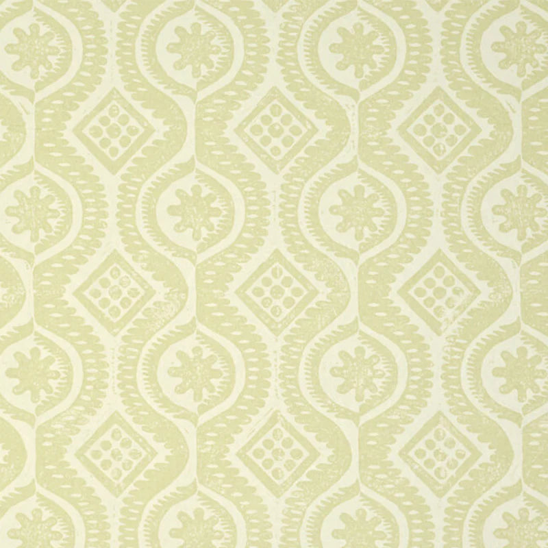 DAMASK Lime Wallpaper