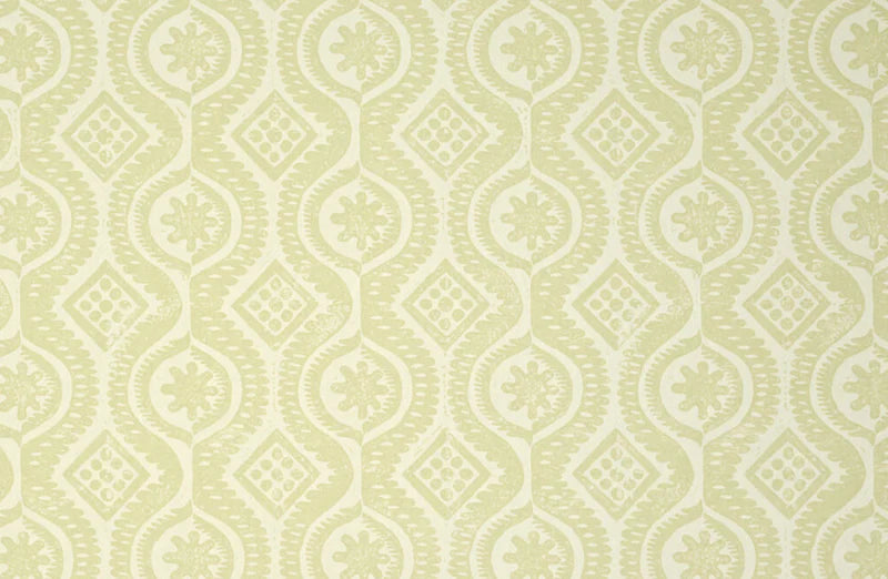 DAMASK Lime Wallpaper