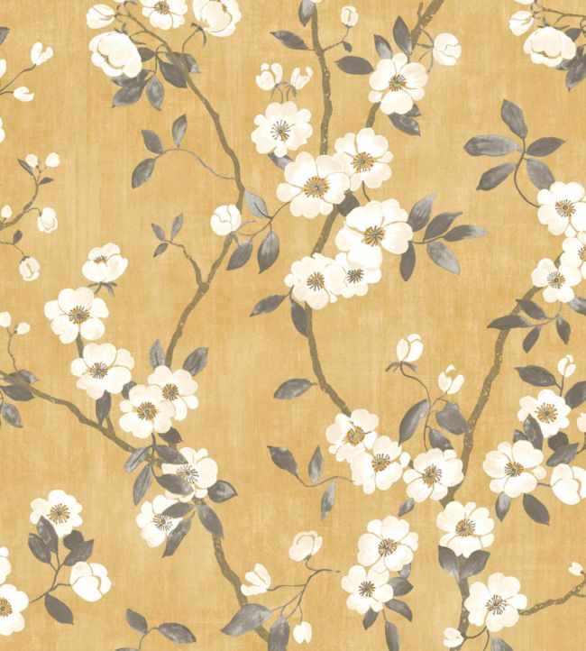 Spring Flower Wallpaper - Sand 