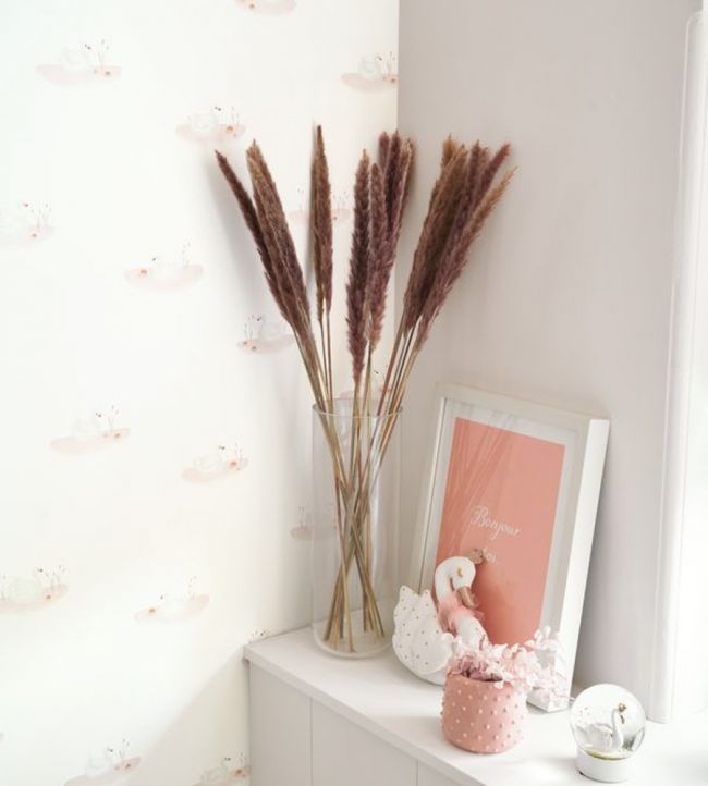 Leonie Room Wallpaper - White