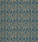 Palmette Wallpaper - Teal 