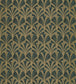 Palmette Wallpaper - Blue 