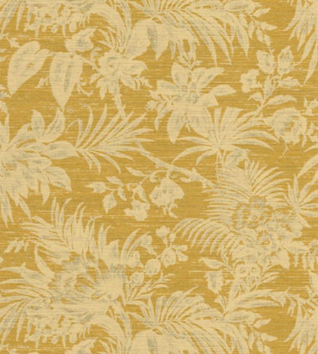 Fern Wallpaper - Yellow