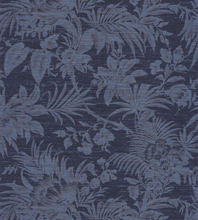 Fern Wallpaper - Blue