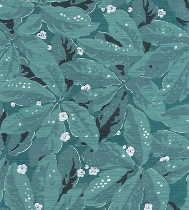 Greenery Wallpaper - Teal