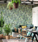 Albizia Room Wallpaper - Green