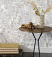 Folium Room Wallpaper 2 - Silver