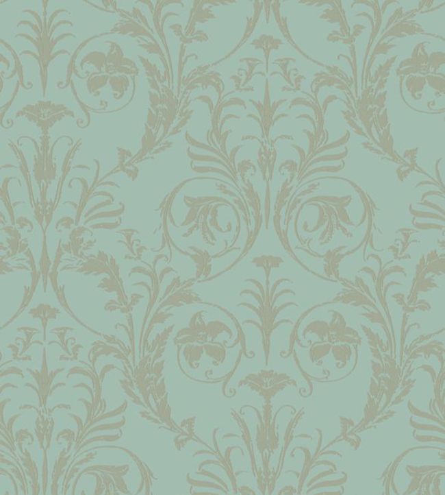 Trianon Wallpaper - Teal 