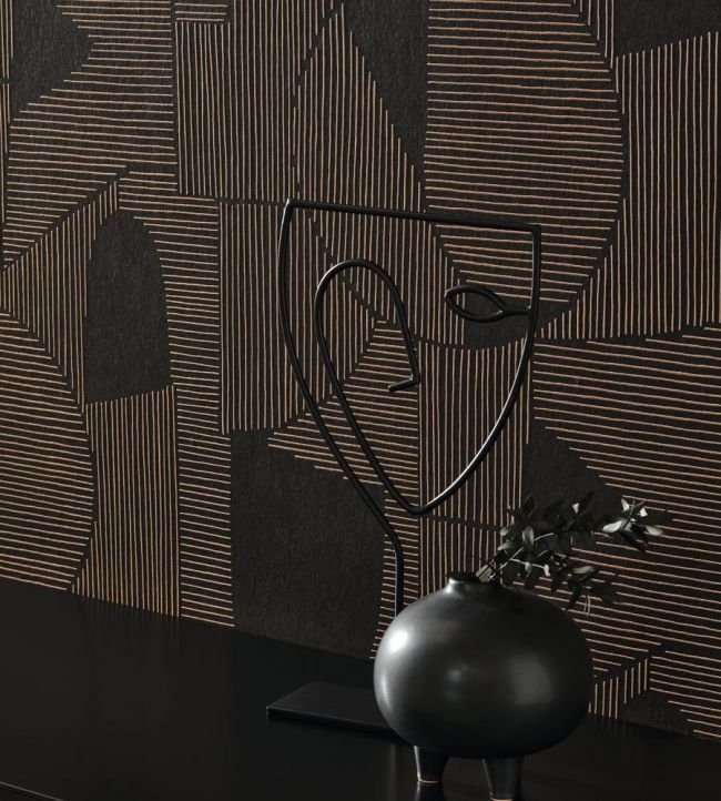 Graphique Room Wallpaper 2 - Gray