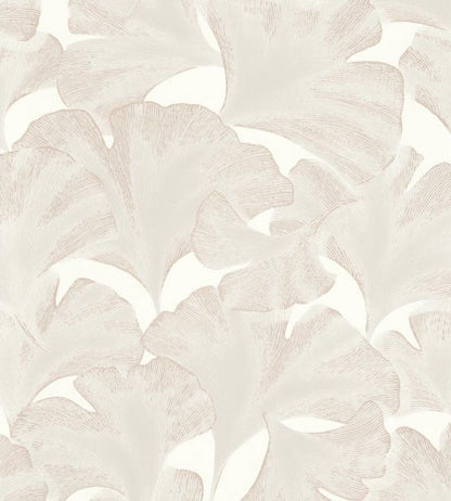 Biloba Wallpaper - White