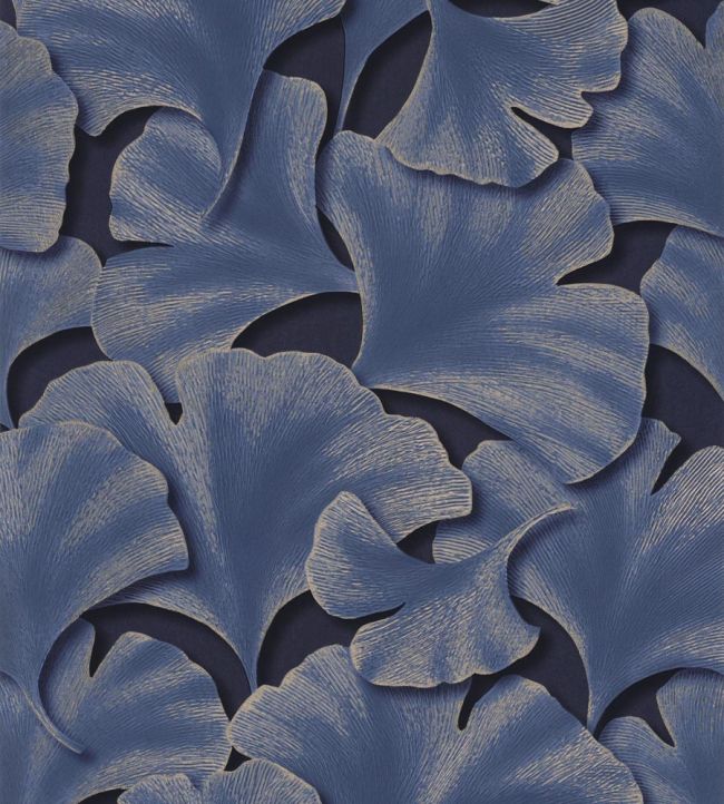 Biloba Wallpaper - Blue