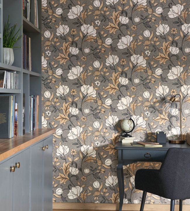 Isabella Room Wallpaper - Brown