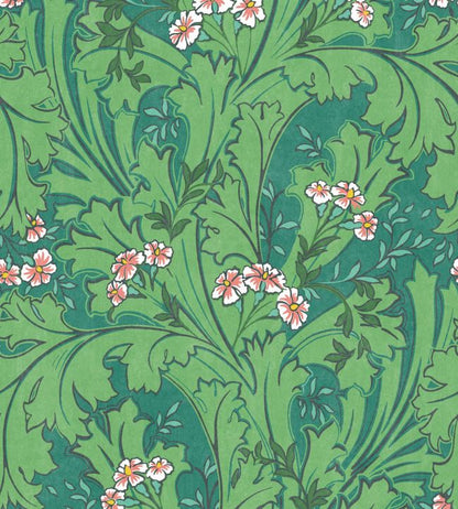 Mollis Wallpaper - Green