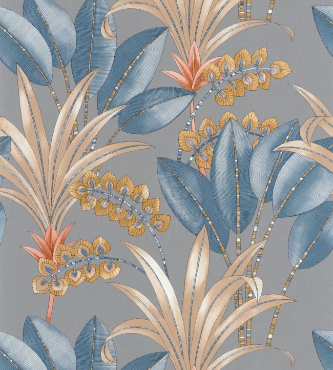 Palma Wallpaper - Blue