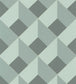 Losange Wallpaper - Teal