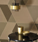 Tangram Room Wallpaper 2 - Brown