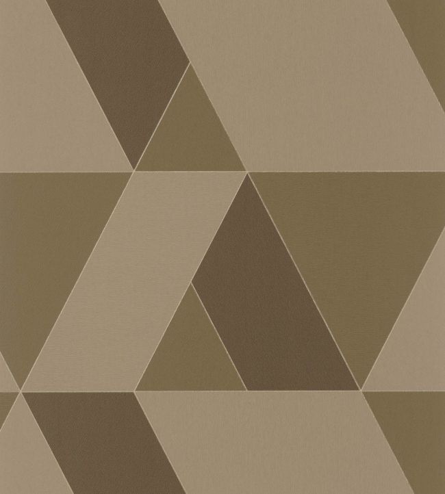 Tangram Wallpaper -  Brown 