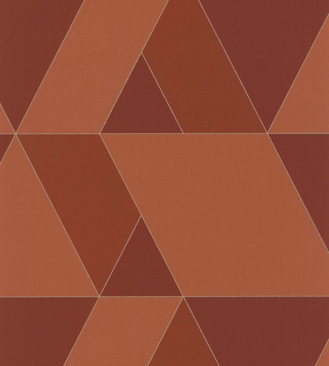 Tangram Wallpaper - Red 