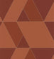 Tangram Wallpaper - Red 