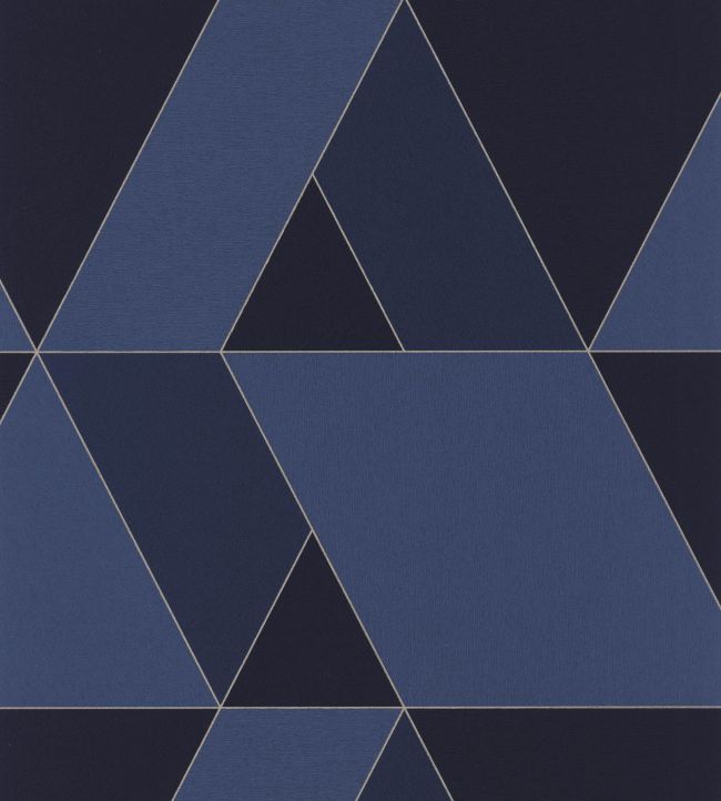 Tangram Wallpaper - Blue