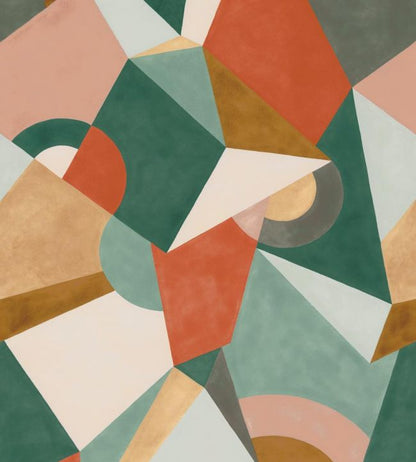 Cubism Wallpaper - Multicolor