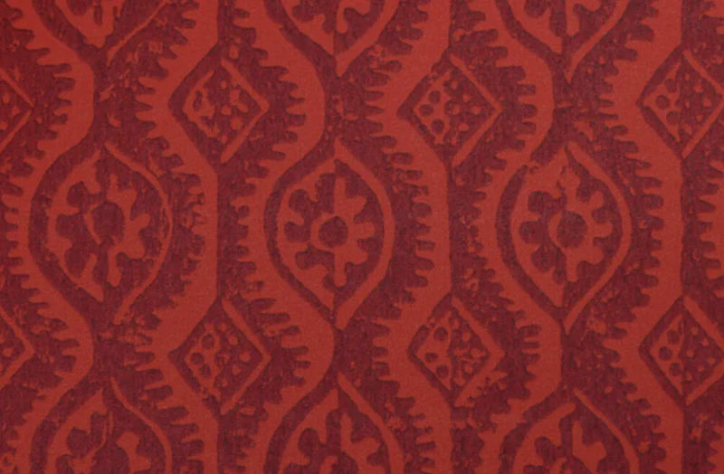 SMALL DAMASK Red Wallpaper