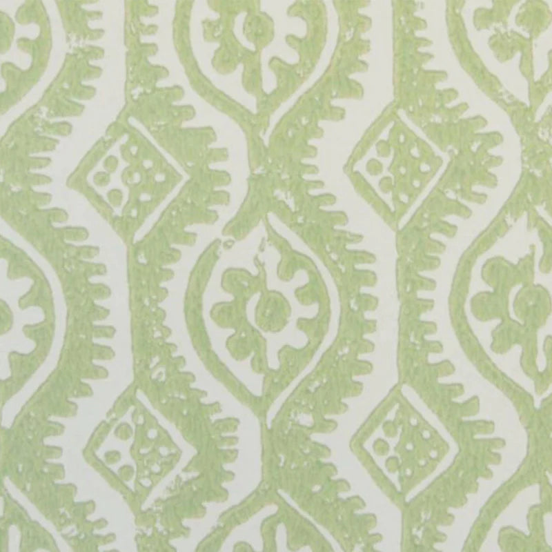 SMALL DAMASK Lime Wallpaper