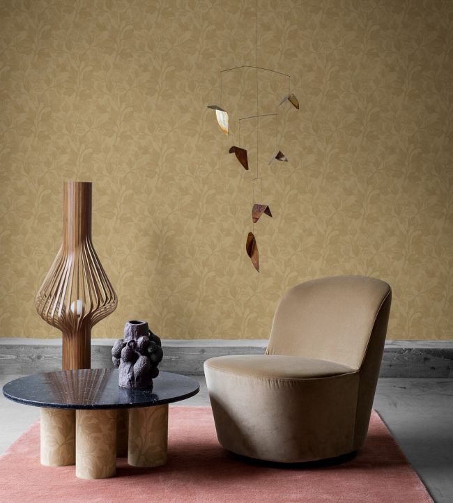 Fig Room Wallpaper - Sand