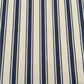 Vintage Deck Stripe Navy 100% Cotton Room Fabric