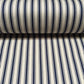 Vintage Deck Stripe Navy 100% Cotton Room Fabric