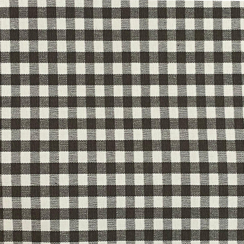 Grey Gingham Fabric Swatch