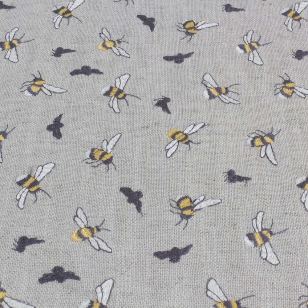 Voyage Maison Bumblebee Birch Fabric - Silver