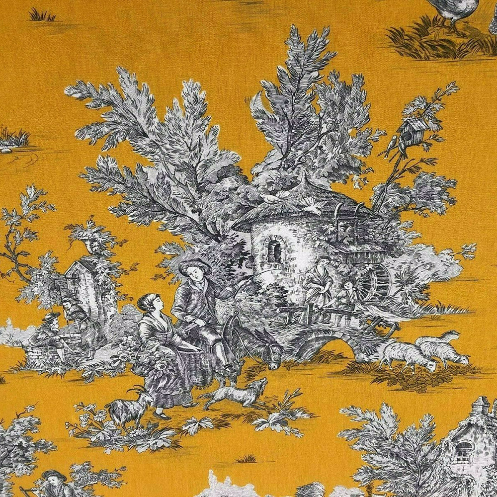  Martinique Island Toile Fabric by The Yard, French