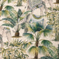 Oriental Elephant Fabric | Double Width Room Fabric