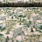 Oriental Elephant Fabric | Double Width Room Fabric