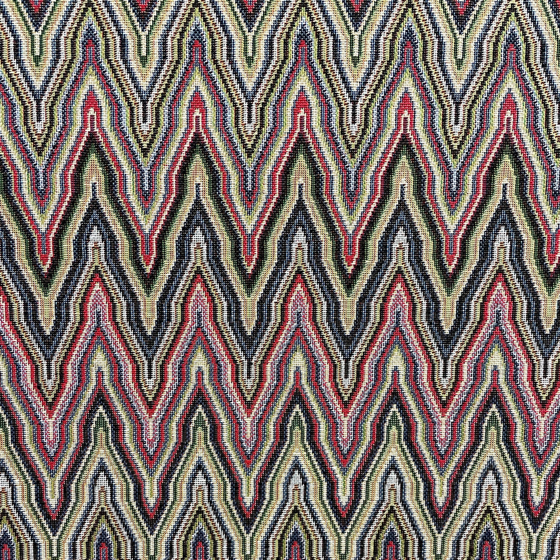 Wishbone Small Multi Jacquard Fabric