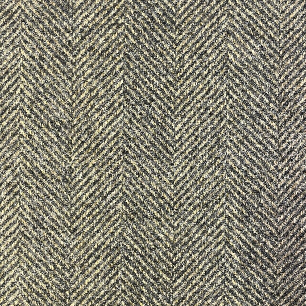 Abraham Moon Herringbone Narrow Slate Room Fabric